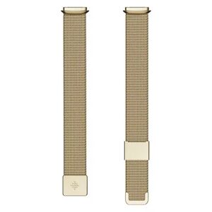 Fitbit Stainless Steel Mesh Accessory Band for Fitbit Luxe - Platinum, Yellow