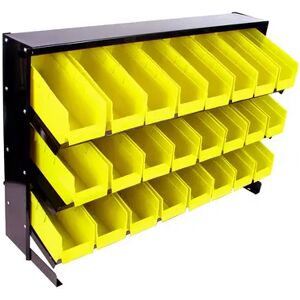 Trademark Tools 24-Bin Storage Rack, Multicolor