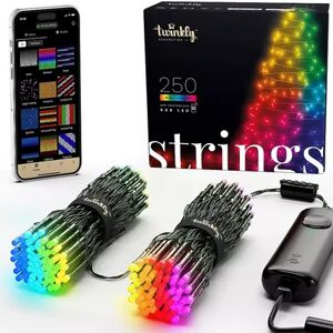 Twinkly Strings App-Controlled Smart LED Christmas Lights 250 Multicolor (4Pack)