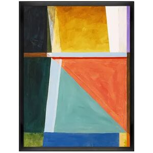 La Pastiche An Abstract Painting Clive Watts Framed Canvas Wall Art, Multicolor, 32.5X42.5