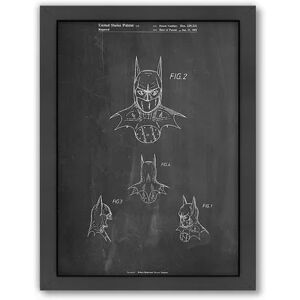 Americanflat ''Batman New'' Framed Wall Art, Multicolor, Medium