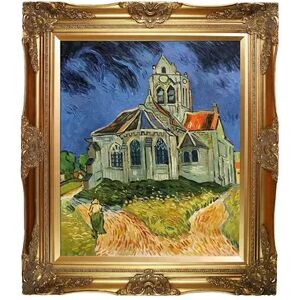 La Pastiche The Church at Auvers Van Gogh Framed Wall Art, Multicolor