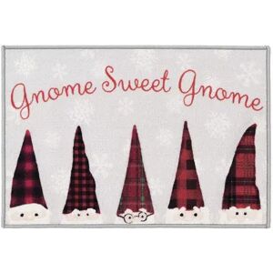 Loomaknoti Home Snowy Gnomes 20'' x 30'' Mat, Grey, 20X30