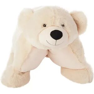 Mina Victory Plushlines Animal Pillow, White, SHAPED