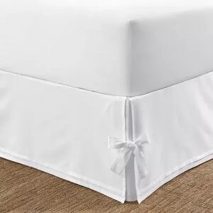 Laura Ashley Lifestyles Laura Ashley Corner Ties Bed Skirt, White, FULL SET