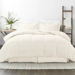 Home Collection Premium Bedding Set, White, Cal King