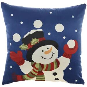 Mina Victory Light Up Snowman Throw Pillow, Multicolor, 18X18