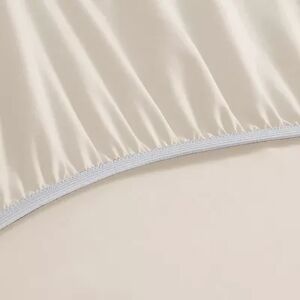 Swift Home Microfiber Fitted Sheet, White, Full