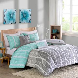 Intelligent Design Kennedy Bed Set, Turquoise/Blue, Twin