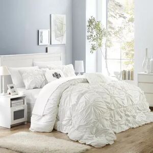 Chic Home Halper 6-piece Bed Set, White, Queen