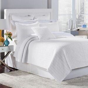 American Home Tristan Quilt Set, White, Twin