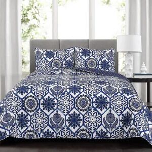 Lush Decor Marvel Quilt Set, Blue, Full/Queen