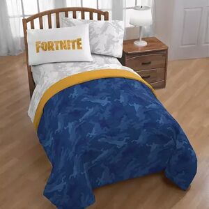 Fortnite Emote Camo Bedding Set, Blue, Twin