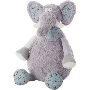 Mina Victory Plushlines Elephant Throw Pillow, Grey, SHAPED