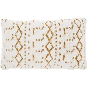 Mina Victory Life Styles Woven Boho Pattern Indoor Throw Pillow, Yellow, 12X20