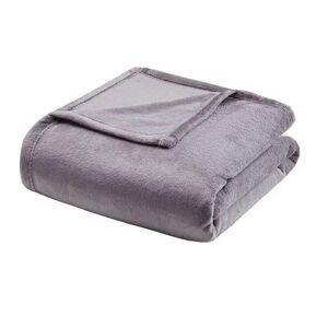 Madison Park Microlight Blanket, Purple, Full/Queen