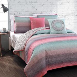 Avondale Manor Cypress 5-piece Quilt Set, Pink, King