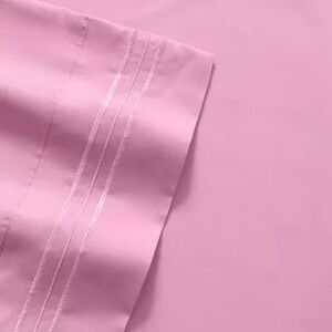 Sweet Home Collection 1500 Thread Count Deep Pocket Sheet Set, Pink, Twin