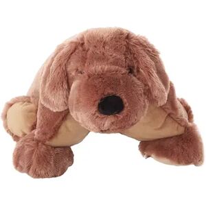 Mina Victory Plushlines Animal Pillow, Brown, SHAPED