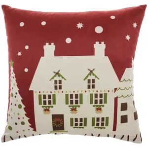 Mina Victory Light Up House Throw Pillow, Multicolor, 18X18