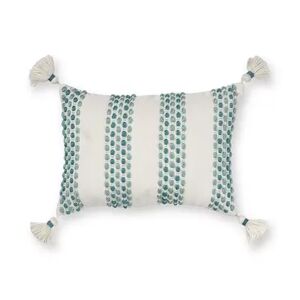 Sonoma Goods For Life Indoor Outdoor Woven Throw Pillow, Turquoise/Blue, 12X17