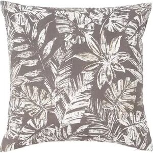 FRESHMINT Tamani Palm Indoor Outdoor Throw Pillow, Blue, 18X18