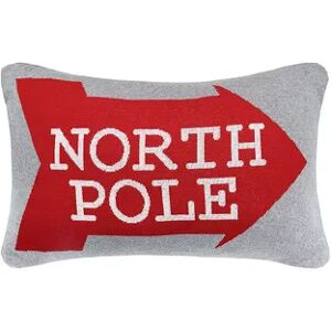 C&F Home North Pole Christmas Throw Pillow, Red, 14X22