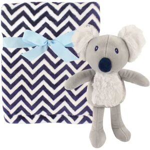 Hudson Baby Infant Boy Plush Blanket with Toy, Koala, One Size, Brt Blue