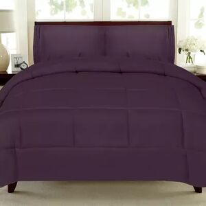 Sweet Home Collection Sweethome Collection Luxury Comforter & Sheet Set, Purple, King