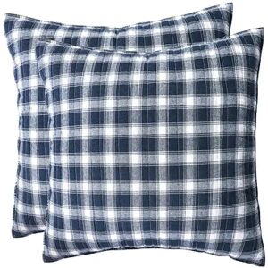 Levtex Home 2-pack Lodge Euro Sham Set, Blue