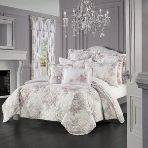 Royal Court Estelle Quilt Set with Shams, Pink, Twin