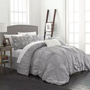 Chic Home Halper 6-piece Bed Set, Grey, Queen