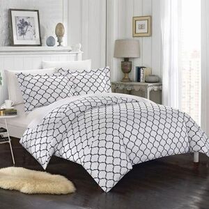 Chic Home Brooklyn Duvet Cover Set, Blue, Queen