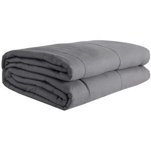 Pur Serenity Cotton Weighted Blanket, Grey, 15 LBS