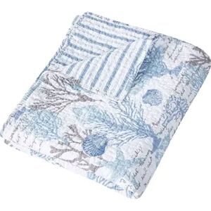 Levtex Home Levtex Galapagos Quilted Throw, Blue