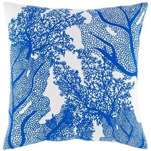 Decor 140 Miranda Coastal Throw Pillow, Dark Blue, 18X18