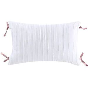 heirloomed Americana Pinwheel Decorative Pillow, White, Fits All