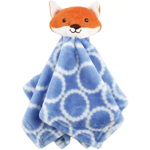 Hudson Baby Infant Boy Animal Face Security Blanket, Blue Fox, One Size, Brt Blue