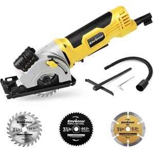 Enventor Yellow Mini 4.8A Circular Saw