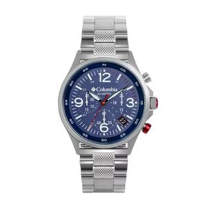 Columbia Men's Canyon Ridge Chronograph Stainless Steel Watch - CSC02-006, Size: Large, Silver