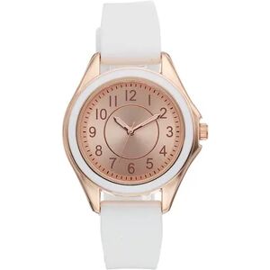 Kohl's Women's White Silicone Watch