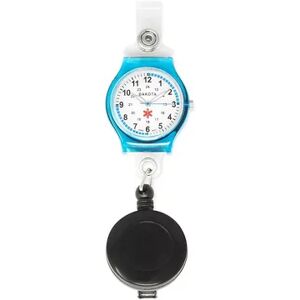 Dakota Retractable Nurse Watch Clip with Badge Holder, Women's, Size: Medium, Blue