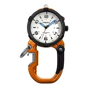 Dakota Orange Mini Clip Microlight Carabiner Clip Watch with Bottle Opener, Men's, Size: Medium