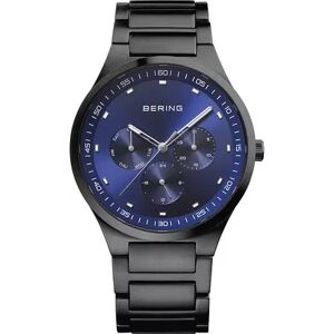 BERING Men's Classic Black Stainless Steel Bracelet Watch - 11740-728, Size: Large