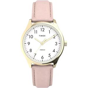 Timex Easy Reader 32 MM Women's Leather Strap Watch - TW2V25200JT, Size: Medium, Pink