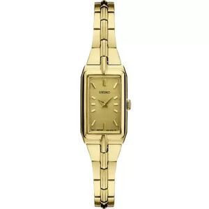 Seiko Women's Essential Gold Tone Stainless Steel Bracelet Watch - SWR048, Size: Small, Yellow