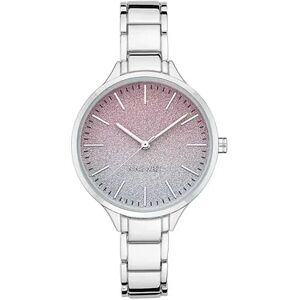 Nine West Women's Bracelet Watch with Ombre Dial, Size: Medium, Silver