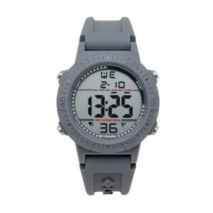 Columbia Men's Peak Patrol Digital Grey Silicone Strap Watch, Size: Large