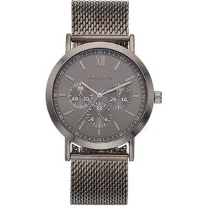 Geneva Men's Mesh Watch - KH8048GU, Size: Large, Grey