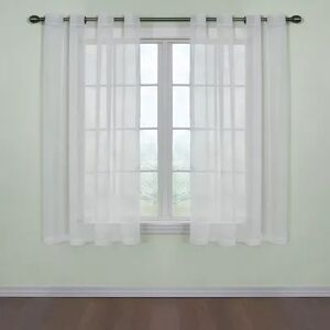 Arm & Hammer Arm and Hammer Curtain Fresh Odor-Neutralizing Window Curtain, White, 59X120